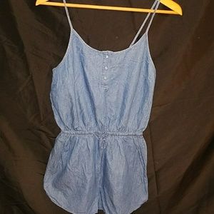 Denim Romper